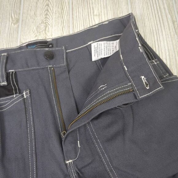 Bluewear Rough Workwear Mens 46 Cargo Shorts Gray Pockets 100% Cotton NWT - Picture 3 of 10